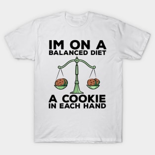 Funny Diet Cookies Meme Weightloss Gym Workout Fitness Gift T-Shirt